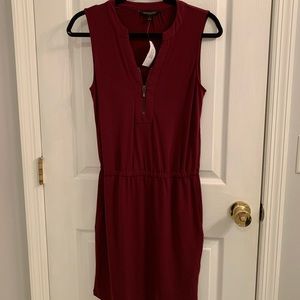 Maroon Banana Republic dress